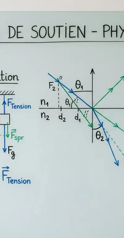 Cours de soutien individuel à domicile en physique 