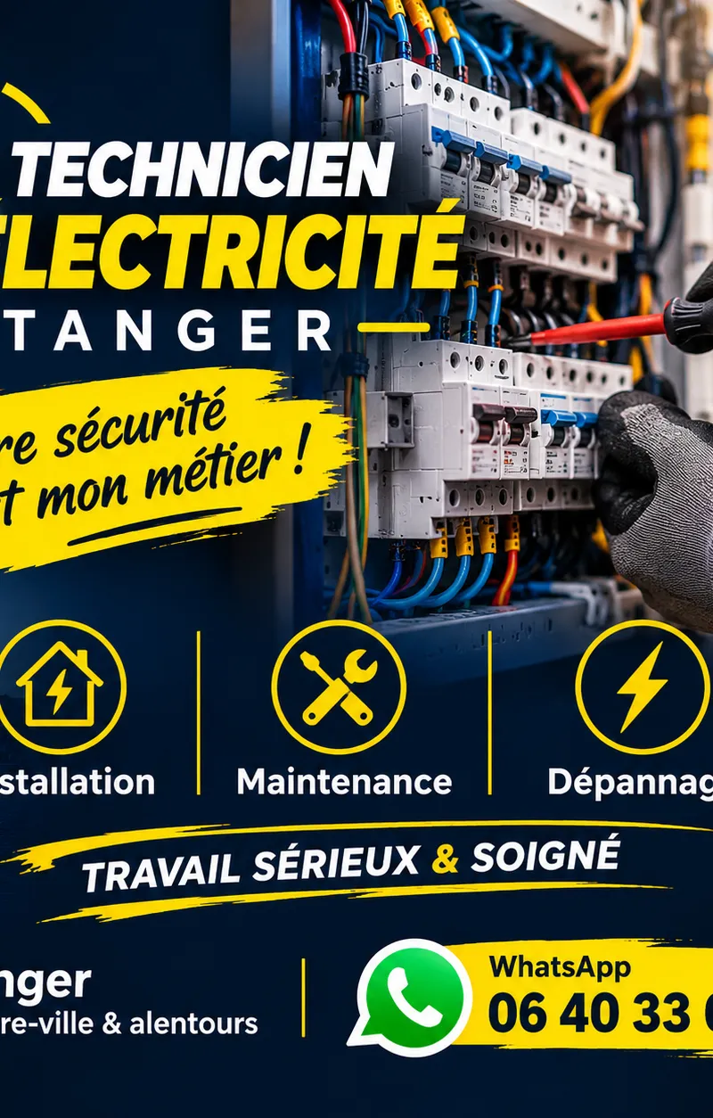 Électricien Tanger 