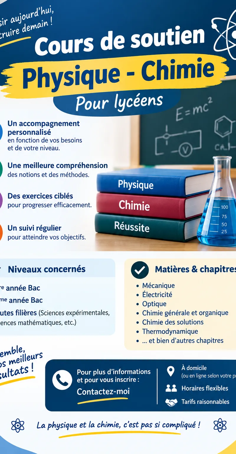 Cours de soutien physique chimie دروس الدعم في الفيزياء