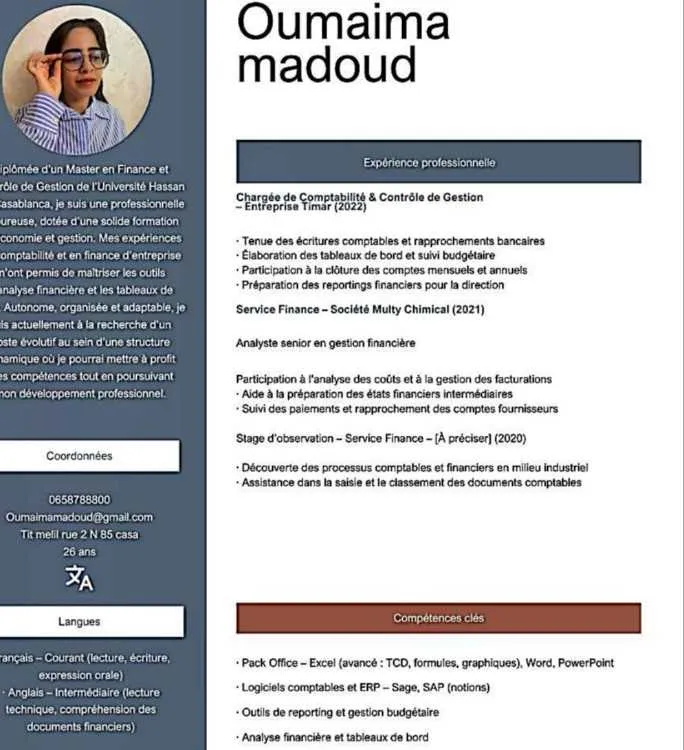 Stage comptabilité contrôle de gestion