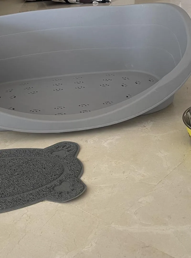 Literie chien avec tapis et bassinet d'eau