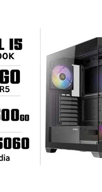 PC Gamer Intel i5-12600K RTX 5060 16GB DDR5