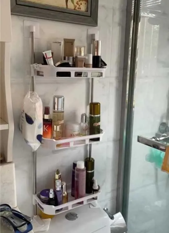 Étagère de salle de bain رف تخزين علوي للحمام