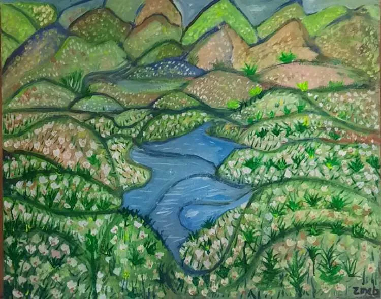 Tableau semi-figuratif