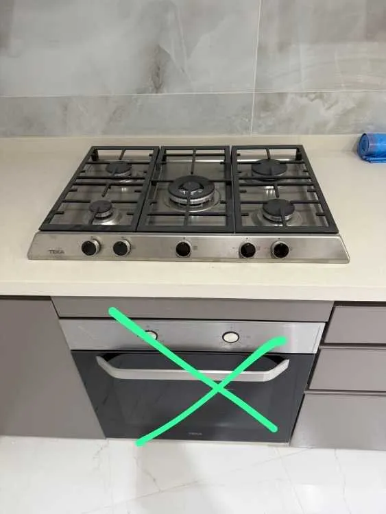 Plaque de cuisson encastrable en inox de la marque