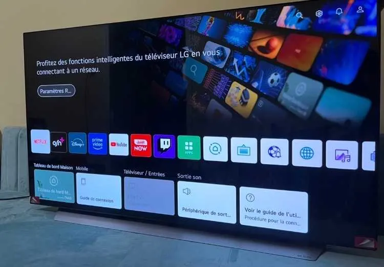 TV LG C1 OLED à vendre presque neuf
