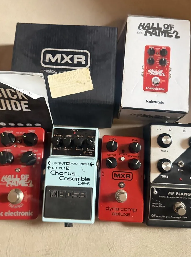 Pedal board guitare