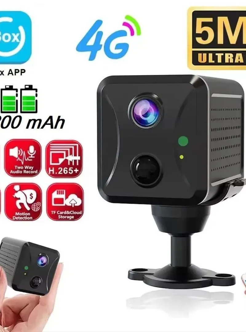 Mini caméra 4G LTE Solaire Full HD très longue