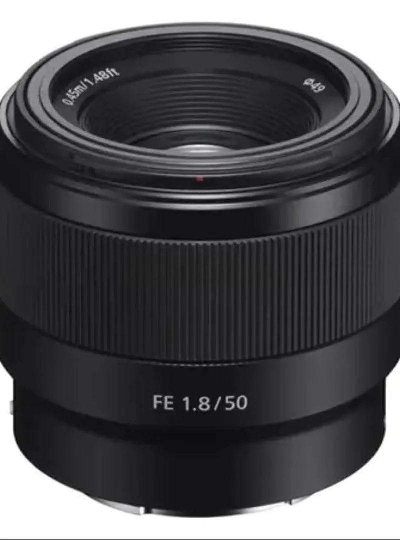 Objectif Hybride Sony FE 50mm f/1.8 Noir