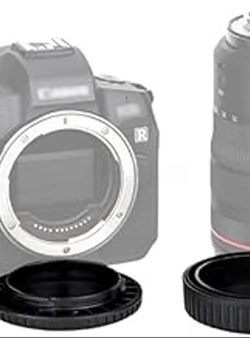 Couple bouchons boîtier objectif Canon R