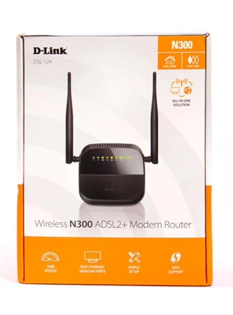 Routeur Wi-Fi D-Link ADSL2 DSL-124 RE