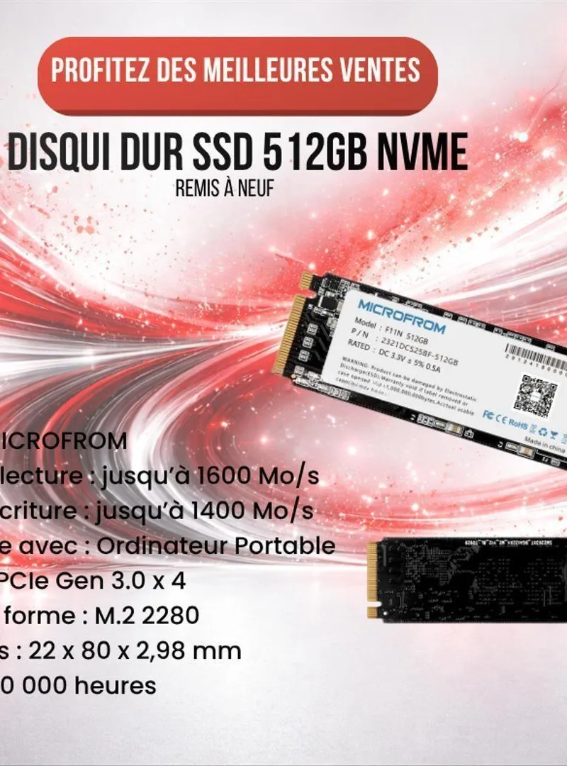 SSD MICROFROM 512GB M.2 NVMe