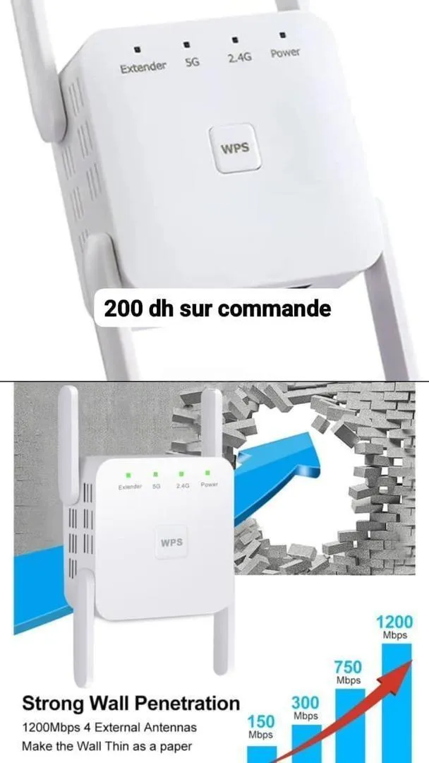 Répéteur 5G 1200 M/s