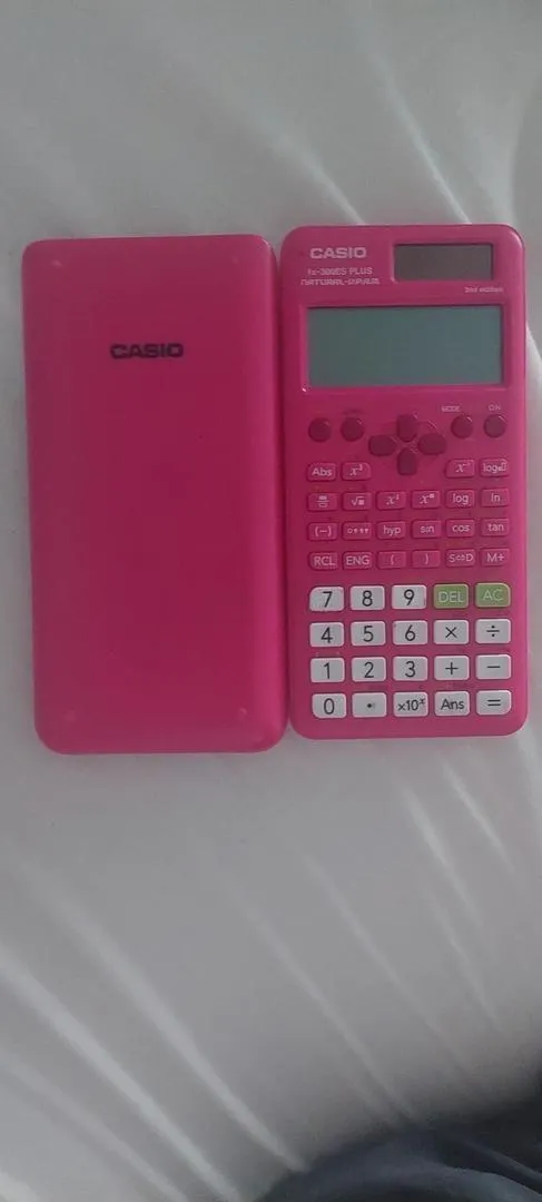 Calculatrice fx-92 types collège rose
