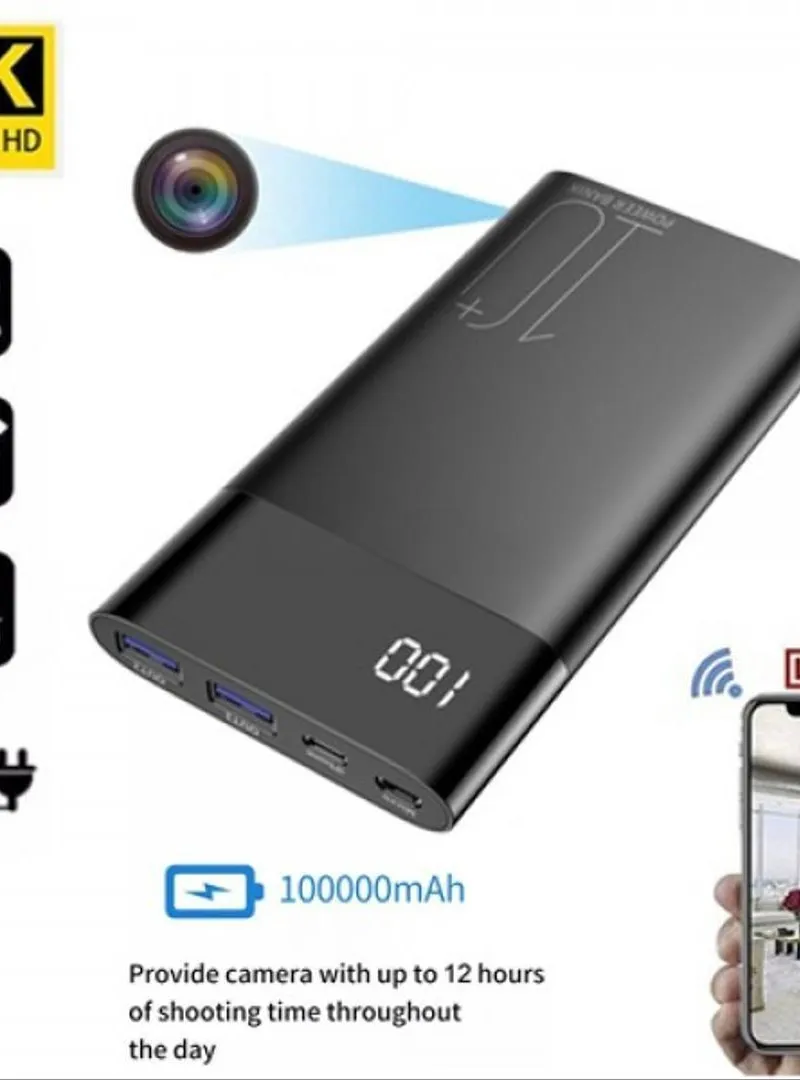 Power Bank Camera H20 IP-WIFI UHD 4K