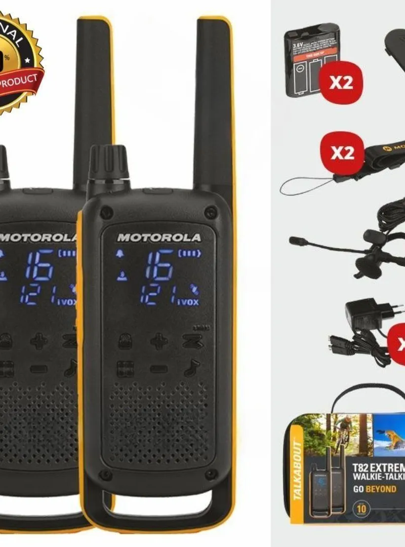Talkies-walkies Motorola - Torche LED - Jumelles