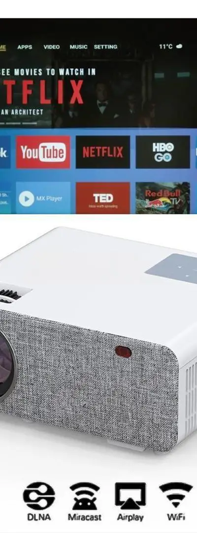 Projecteur SD500 3000 L ANDROID 9.0 HD