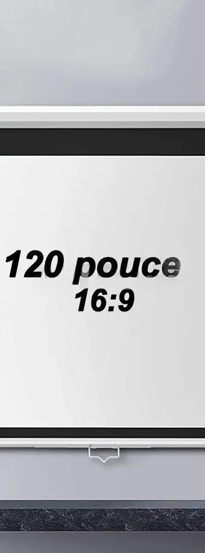 Écran de Projection Manuel 120 Pouces Format 16:9