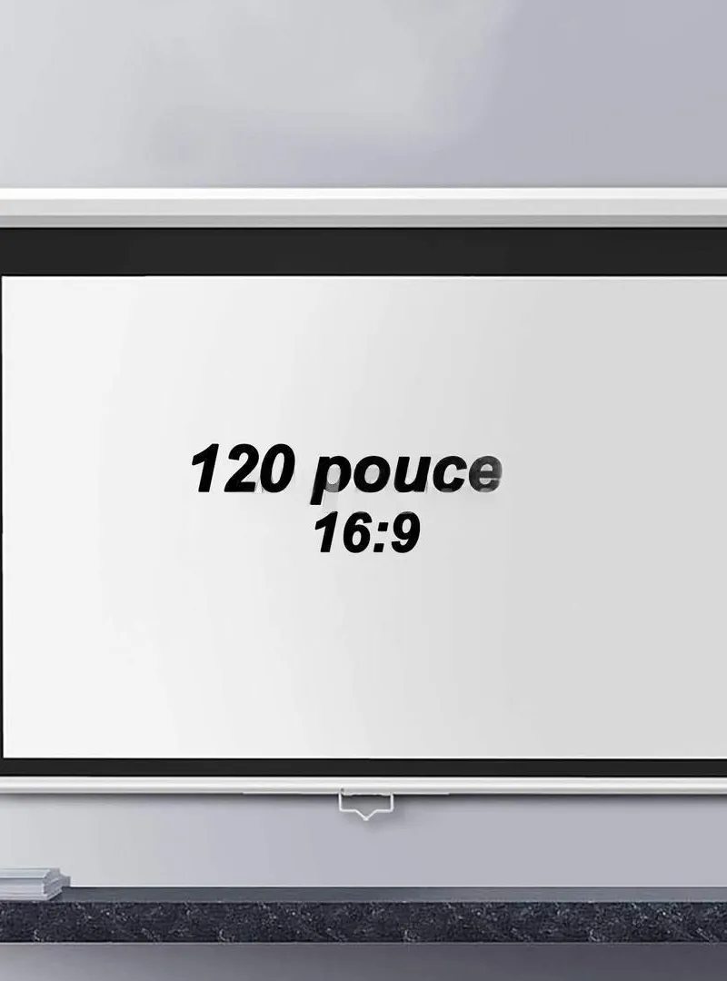 Écran de Projection Manuel 120 Pouces Format 16:9