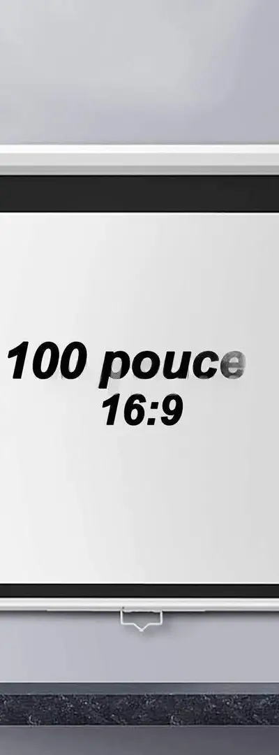 Écran de Projection Manuel 100 Pouces Format 16:9