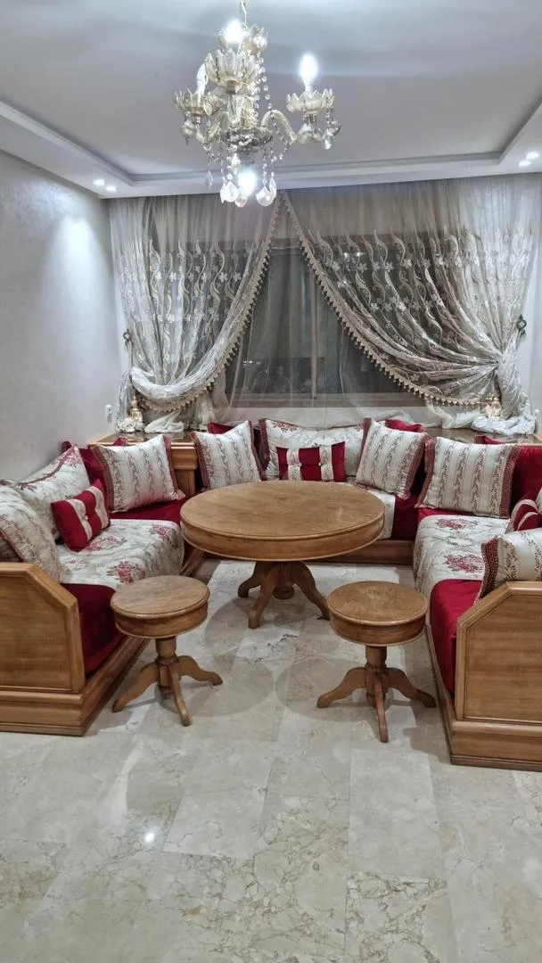 Salon marocain en brocart
