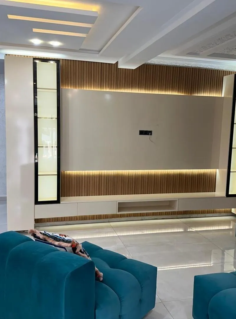 Décoration salon – meuble TV moderne LED