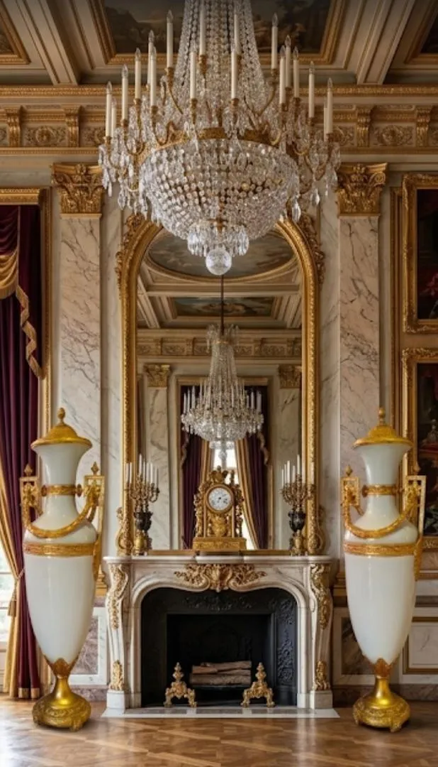 Majestueux paire de vases d'ornement anciens