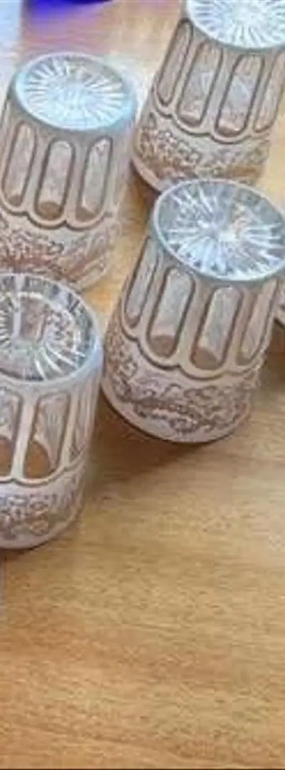 7 Verres Saint-Louis en Cristal