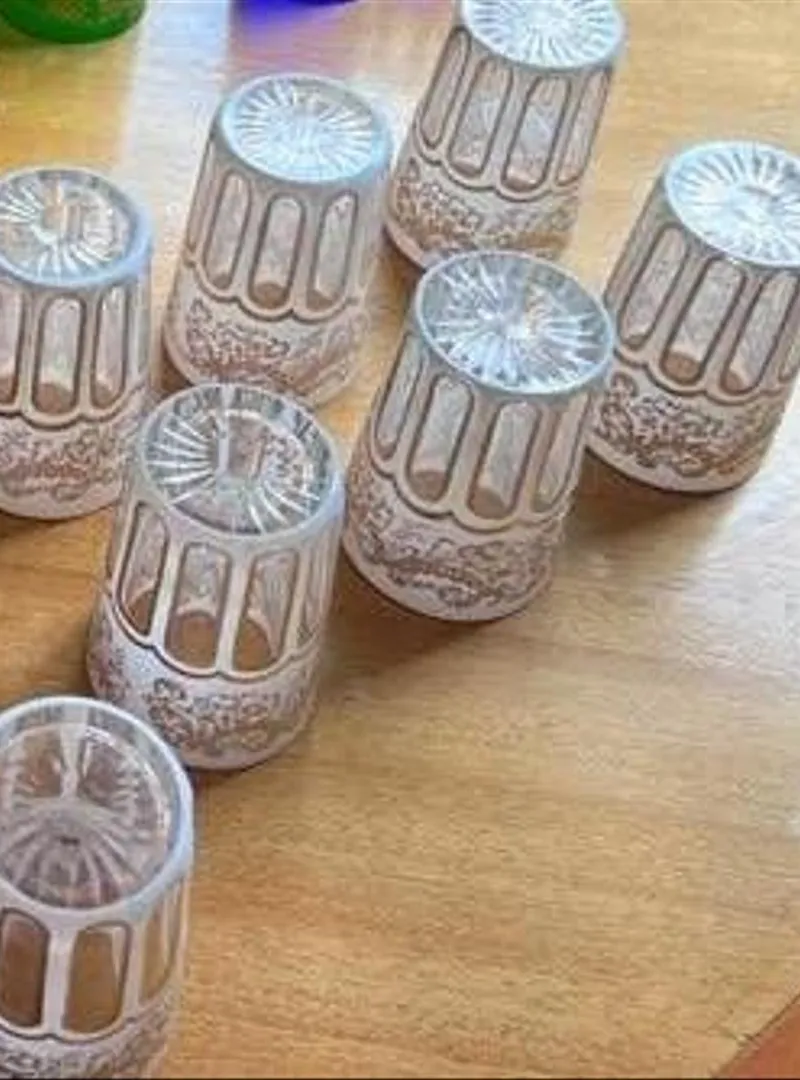 7 Verres Saint-Louis en Cristal