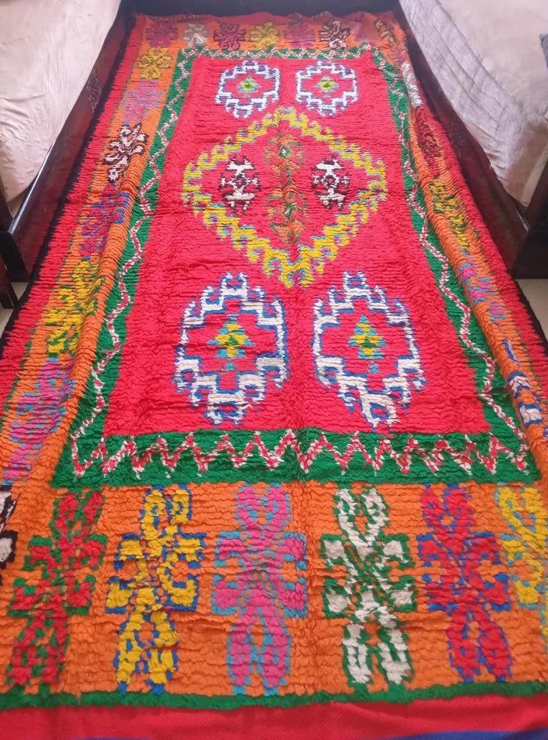 Tapis artisanal de 50 ans Dim 2x5 mètre