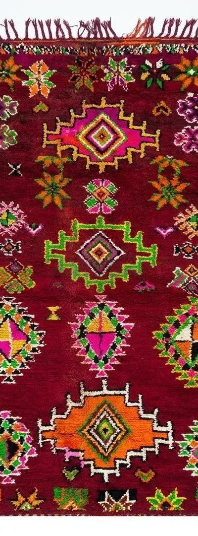 Tapis berbère original fait main