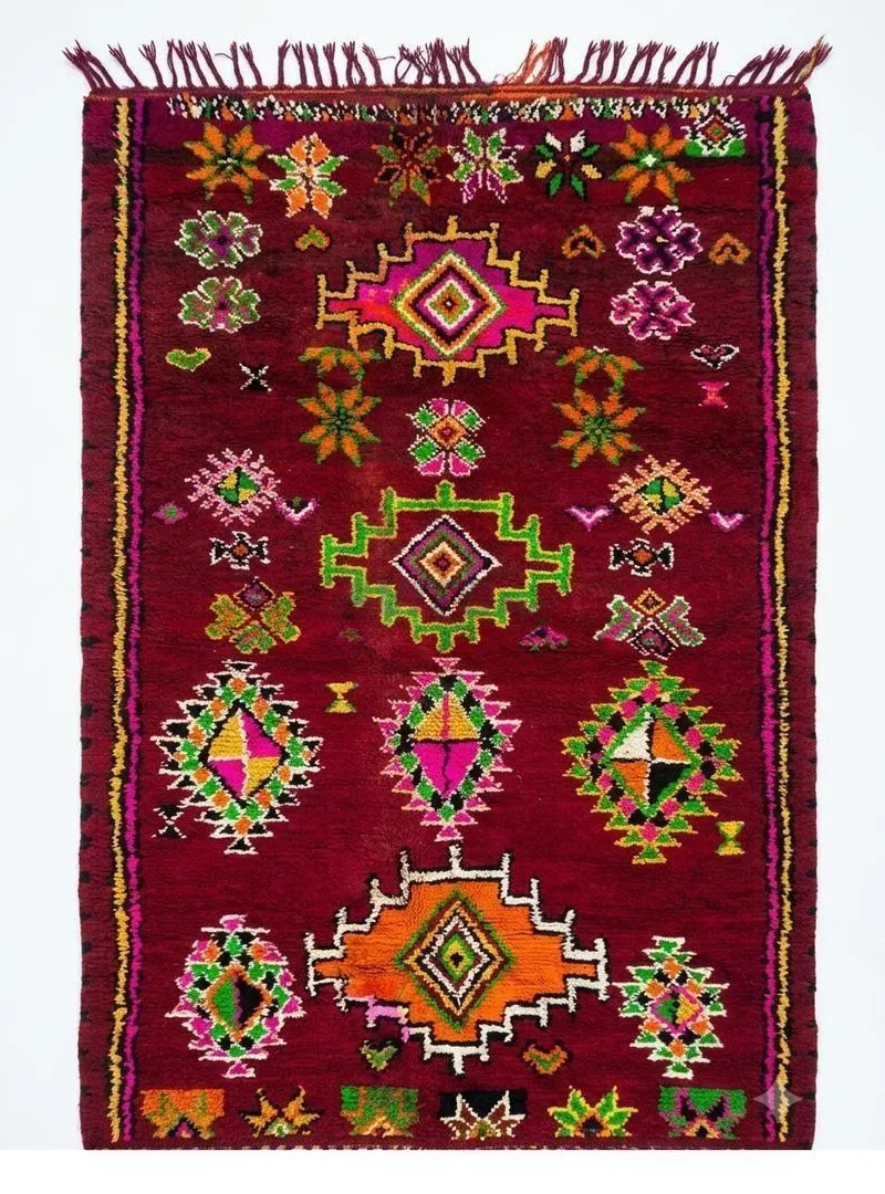 Tapis berbère original fait main