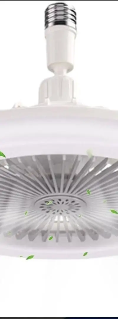 Ventilateur avec 3 vitesses et lampe colorée