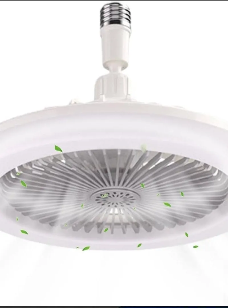 Ventilateur avec 3 vitesses et lampe colorée