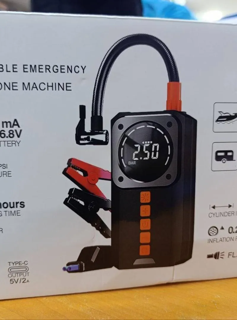 Gonfleur de pneus portable polyvalent