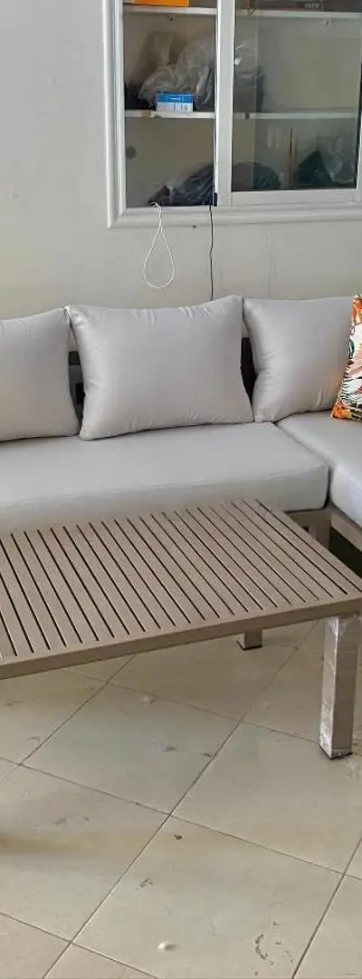 Salon jardin métal nouveau modèle r025