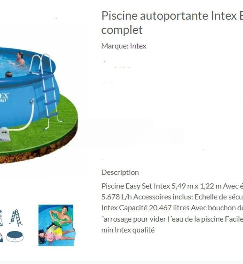PISCINE AUTOPORTANTE