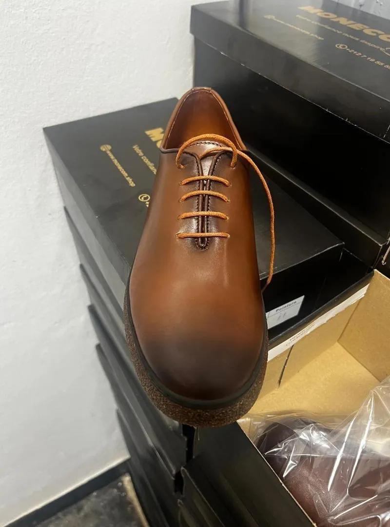 Chaussures en cuir véritable en gros
