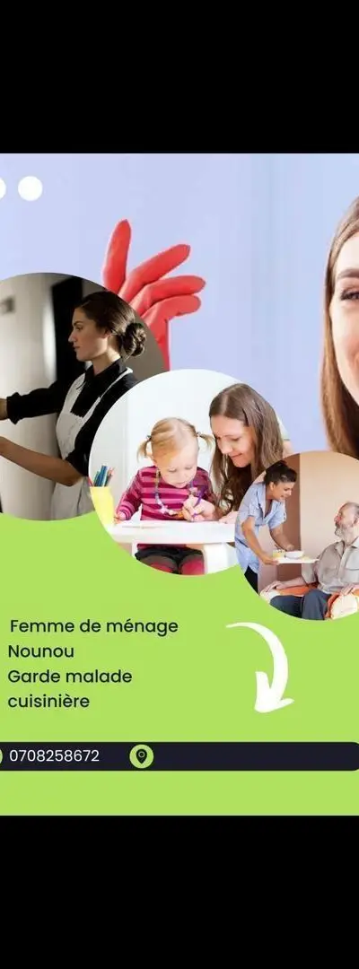 Nounou-Femme de ménage