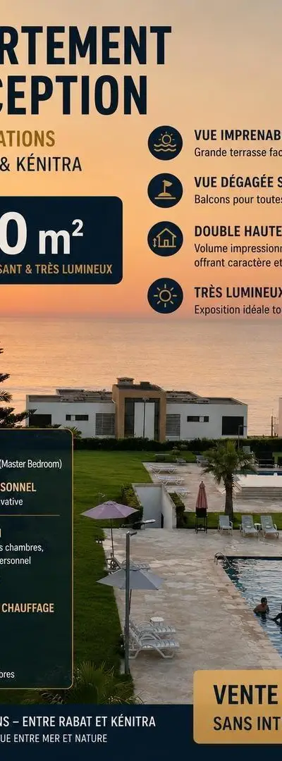 180 m² Vue Mer & Golf – Plage des Nations