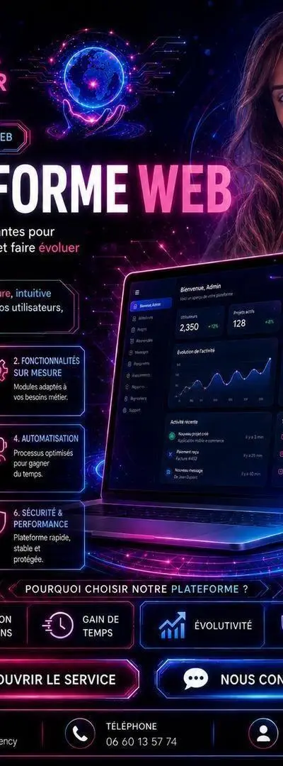 Création plateforme web sur mesure