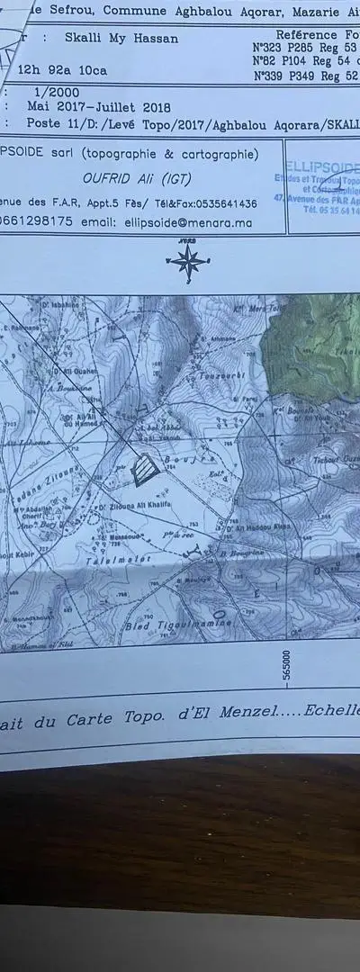 TERRAIN LOUATA AIT KHLIFA SEFROU