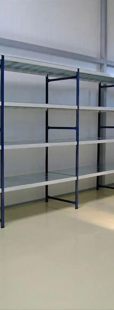 Étagères métalliques, rayonnage avec étagères réglables