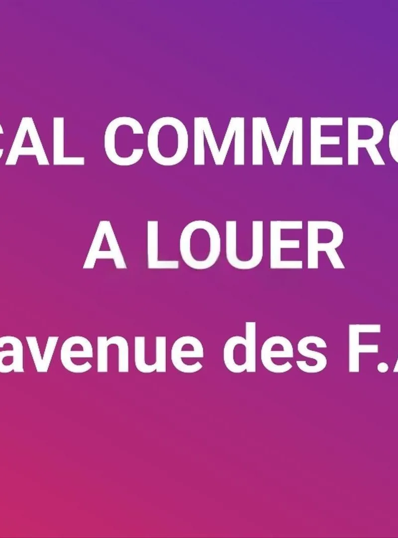 Local commercial à Avenue l'Armée Royale