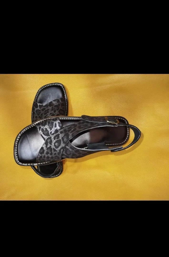 Sandales en cuir médicales excellentes