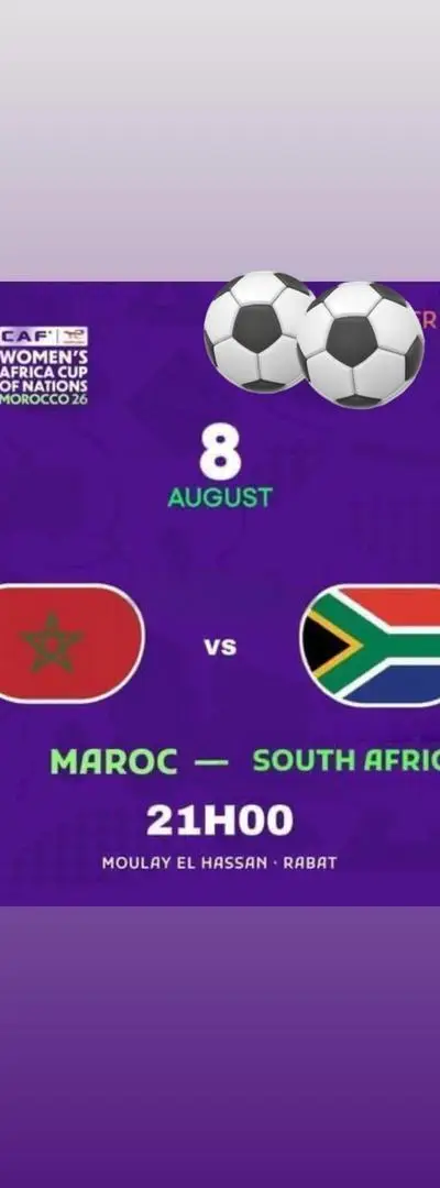 Maroc - Afrique du Sud / CAN féminine