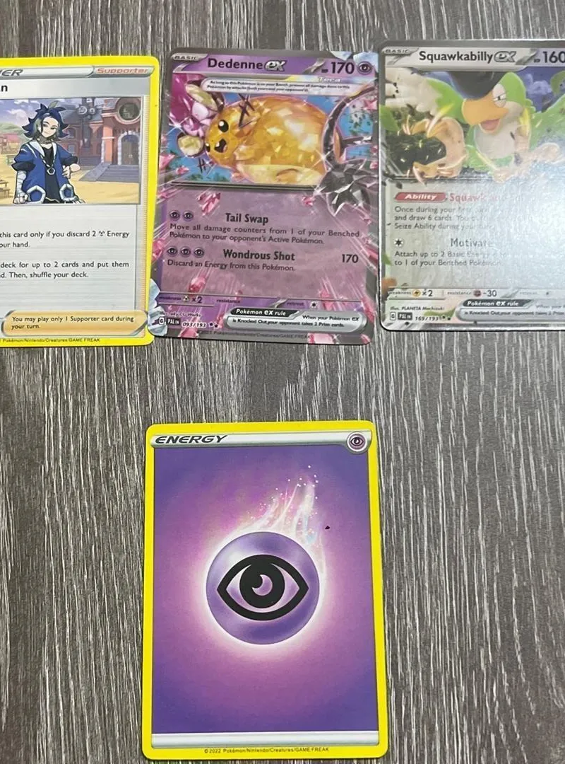 Carte Pokémon et Énergie