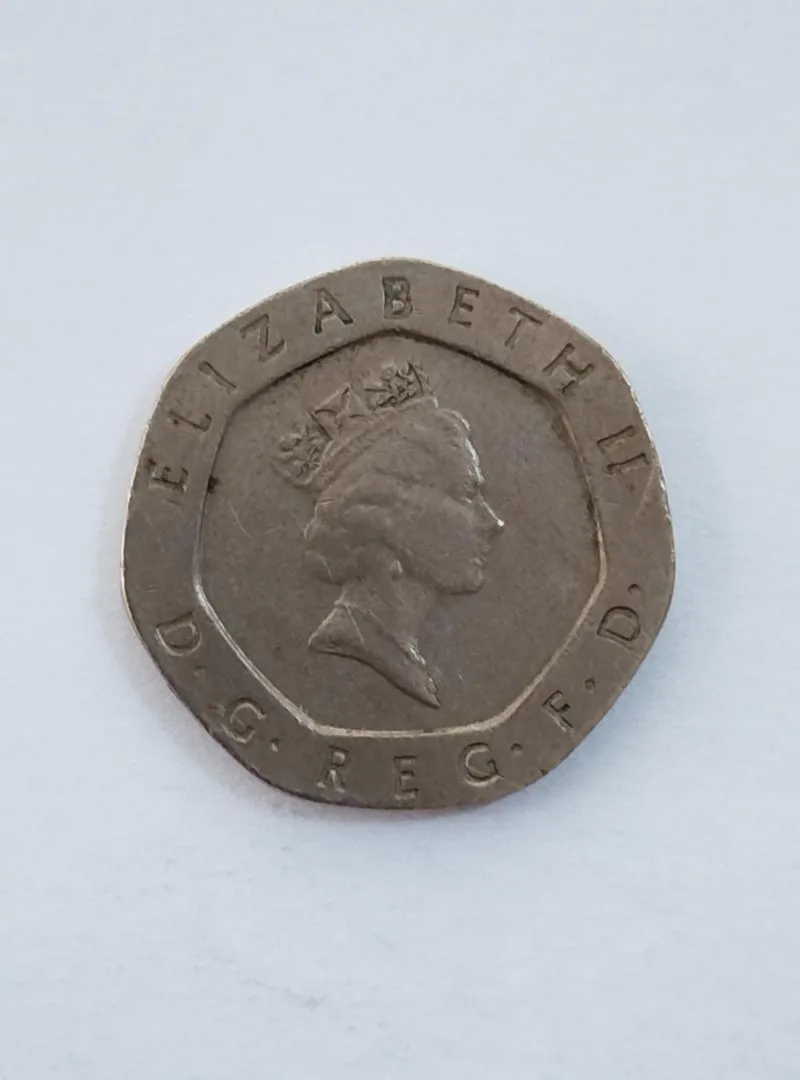 Ancienne monnaie UK 1990 عملة بريطانية قديمة