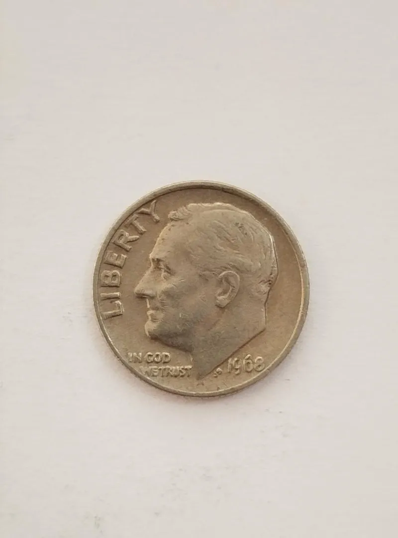 Ancienne monnaie USA 1968 عملة أمريكية قديمة