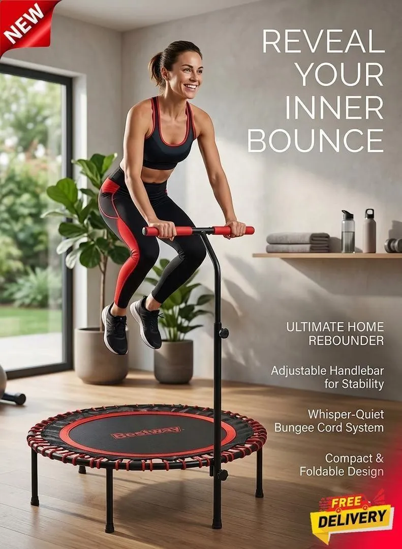 Trampoline d'exercice et de rebond pour adultes